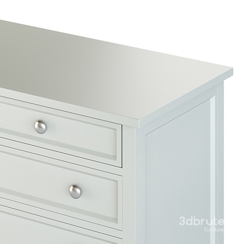 Harbor Grey 5-Drawer Dresser Image 6