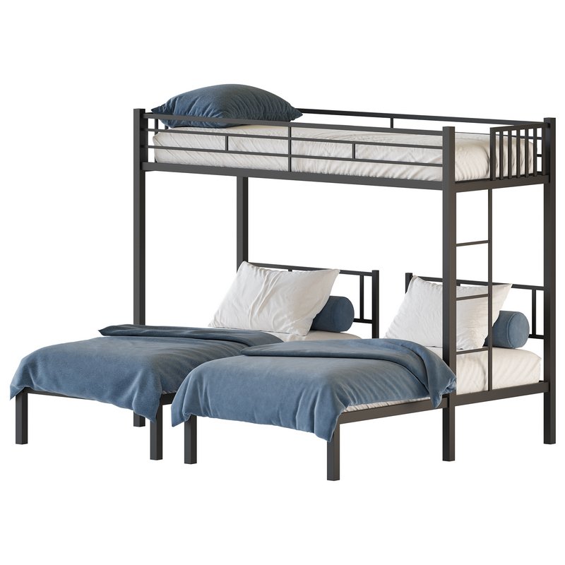 Metal Triple Bunk Beds Image 7