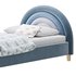 Rainbow Kids Velvet Finish Bed - Thumbnail 9