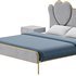 Glam Upholstered Headboard Bed - Thumbnail 8