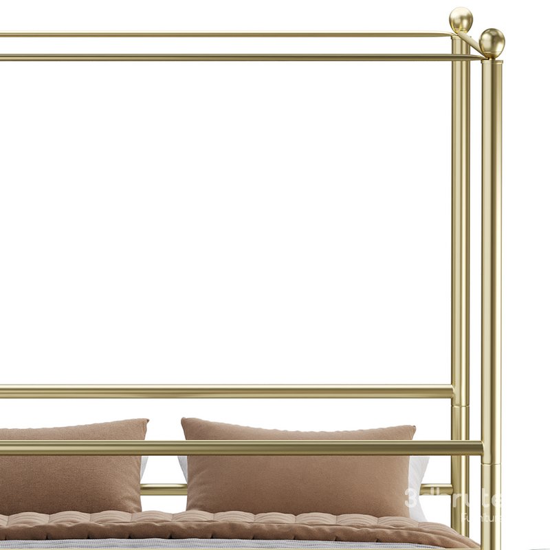 Mainstays Metal Canopy bed Image 7