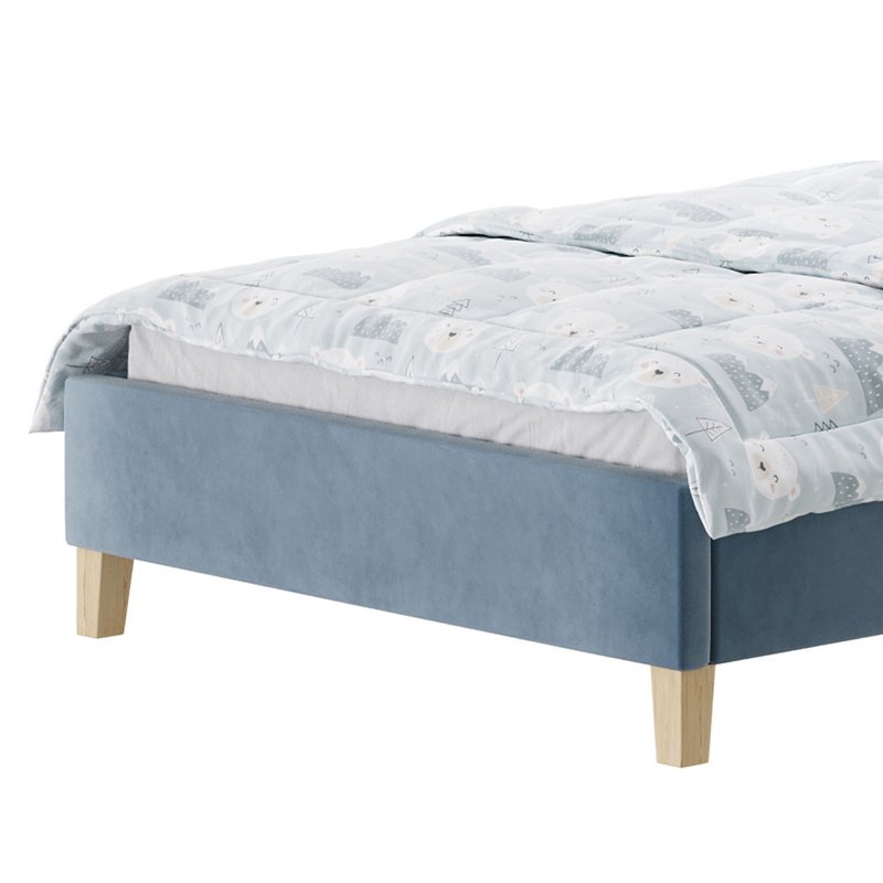 Rainbow Kids Velvet Finish Bed Image 7
