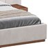 American Queen Size Bed Offered in Velvet with Floating Nightstands - Thumbnail 8