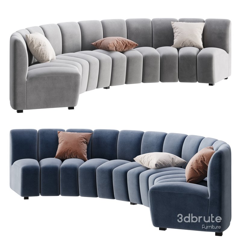 Lando modular curved seat Image 10