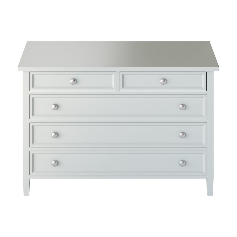 Harbor Grey 5-Drawer Dresser Image 8