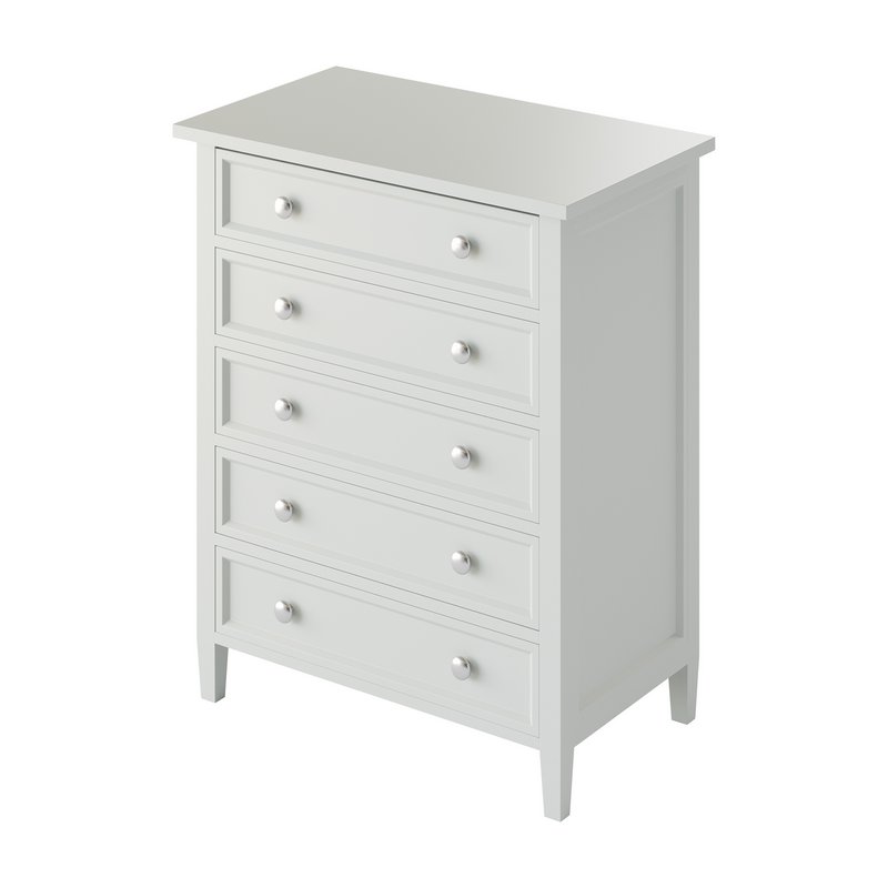 Harbor Grey 5-Drawer Chest Image 8