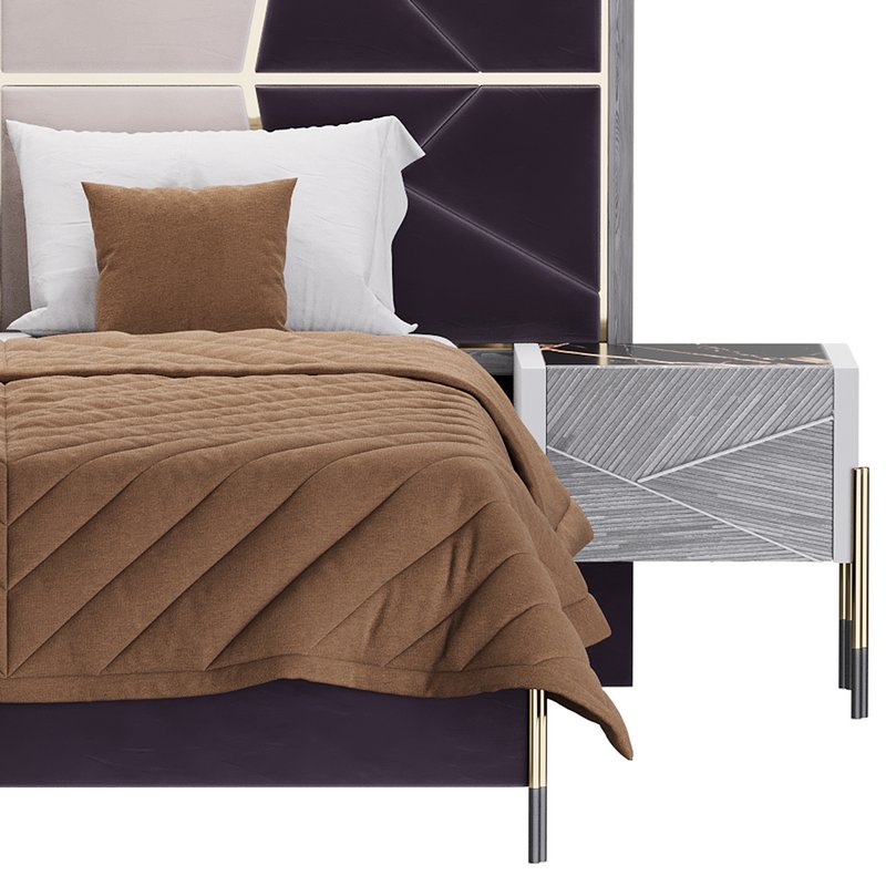 ELITE BEDROOM SET bed Image 11