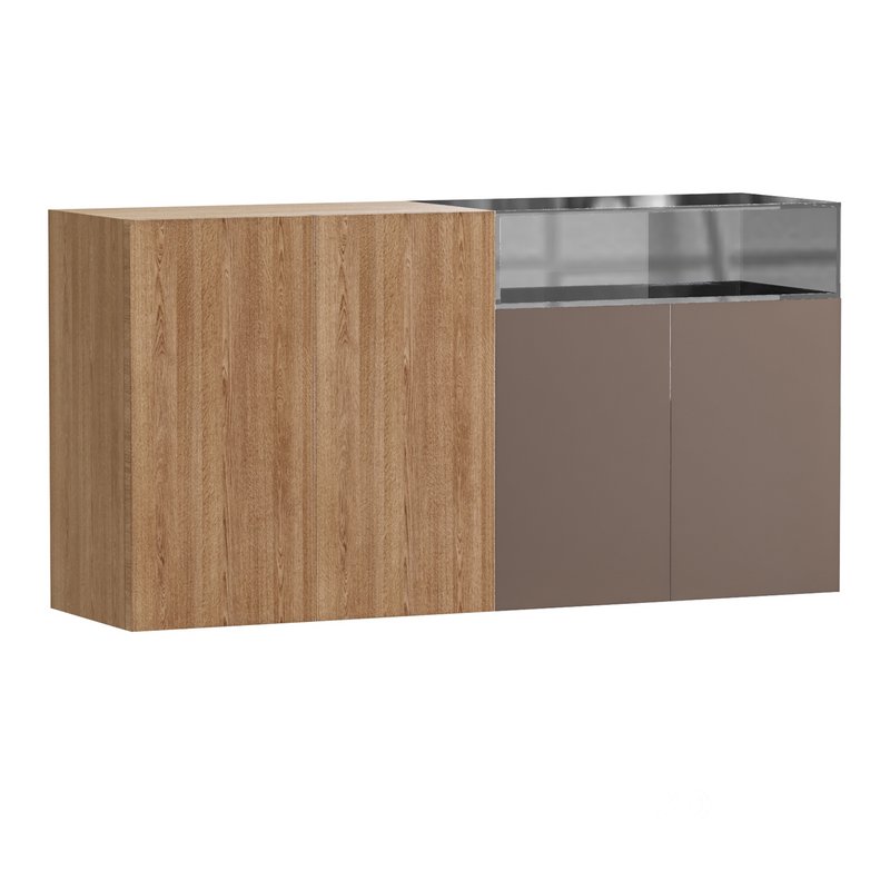 36e8 Glass Sideboard Image 9