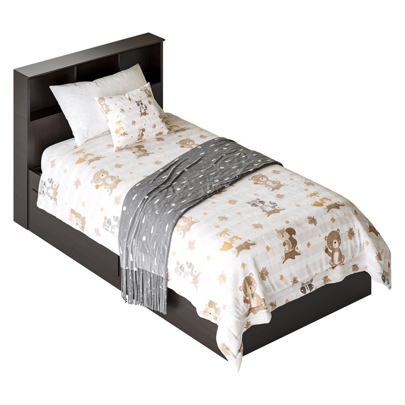 Mainstays Mates Storage Bed with Bookcase Headboard Image 9