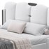 Modern Wingback Upholstered Headboard Bed - Thumbnail 8