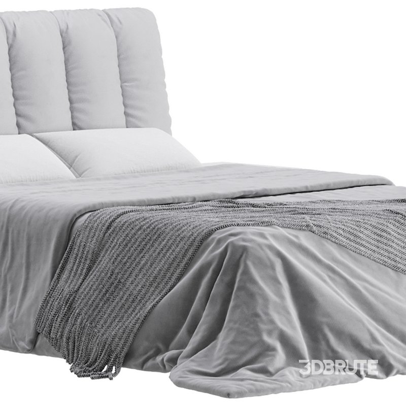 White Modern Twin Bed Image 10