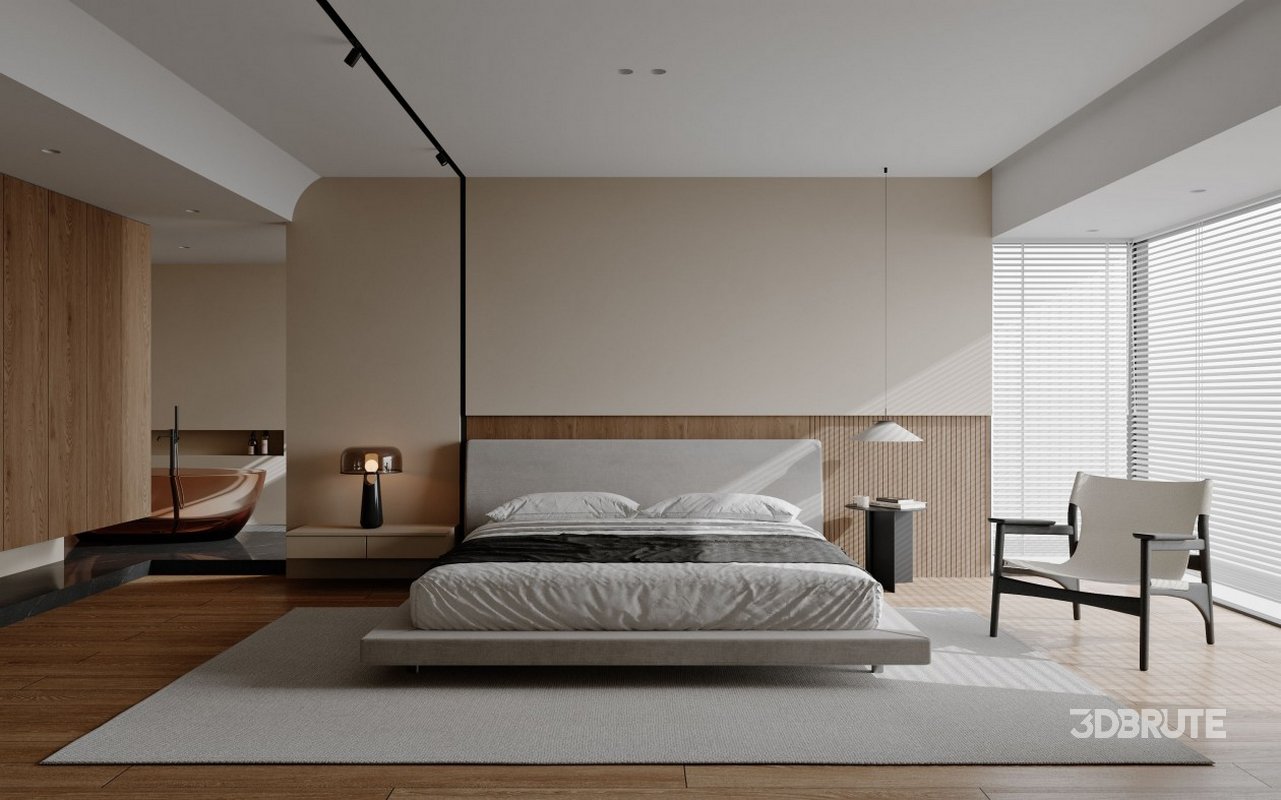 Modern bedroom Image 1