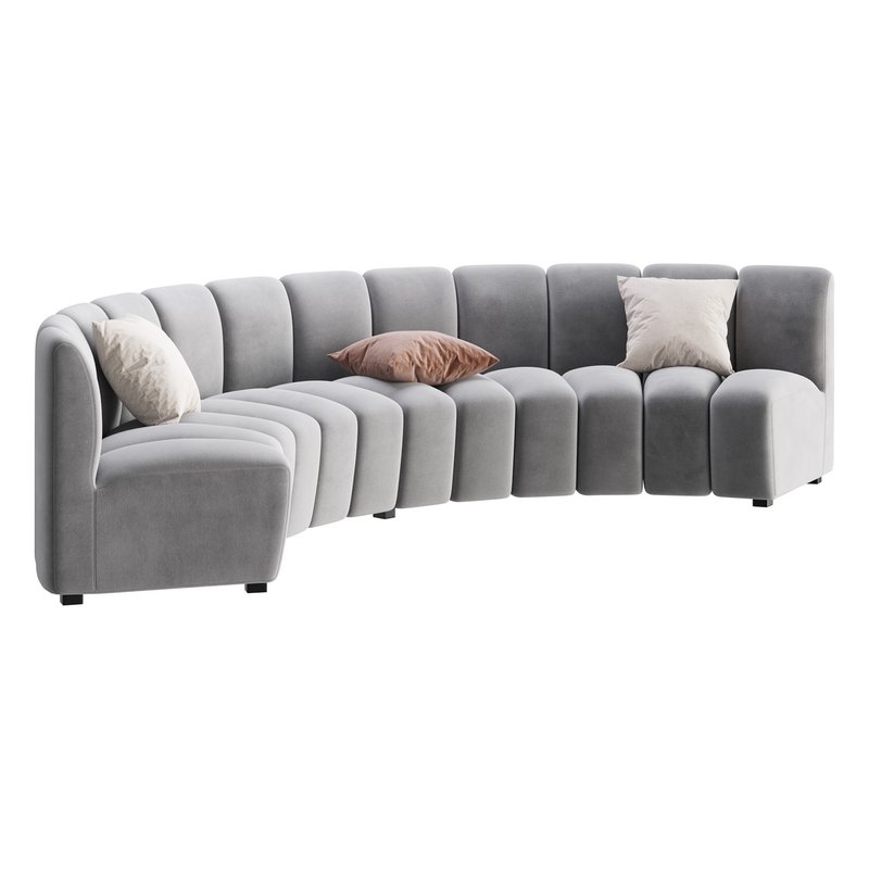 Lando modular curved seat Image 8