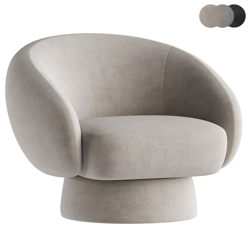 ALANA Fabric armchair By Able Image 1