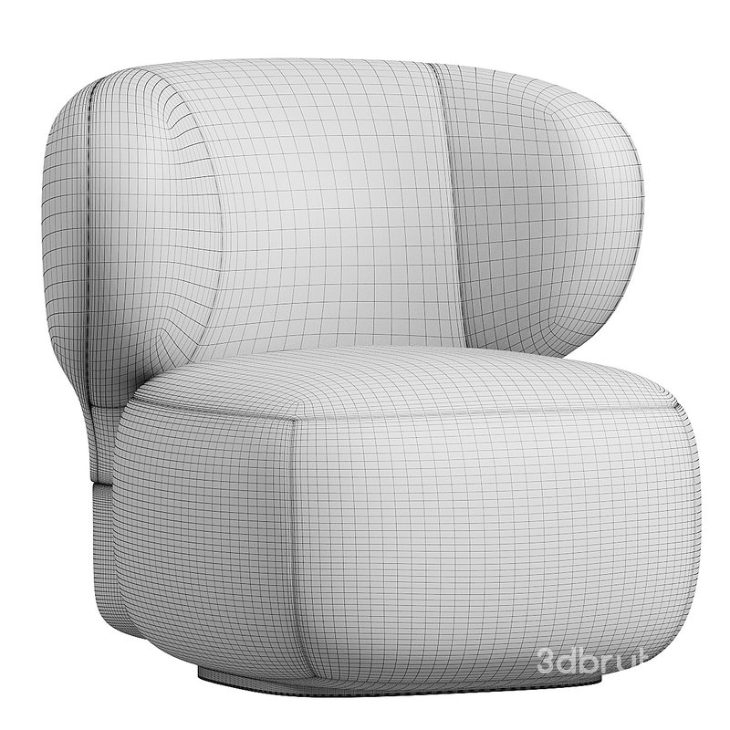 Asawa Lounge Chair by Secolo Image 4