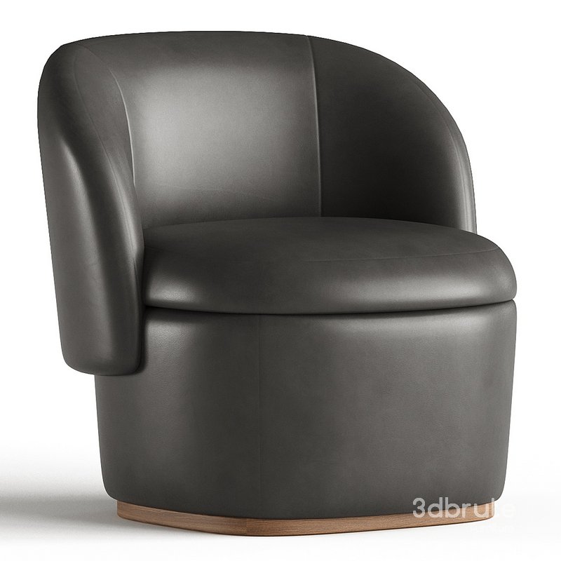 BISOU Leather easy chair Image 1