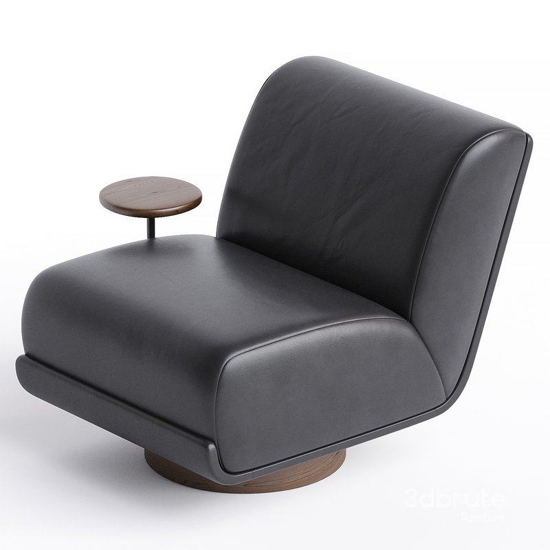 Bronwyn Leather Swivel Chair Image 1