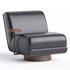 Bronwyn Leather Swivel Chair - Thumbnail 2