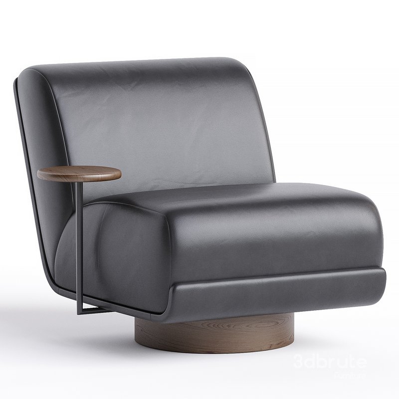 Bronwyn Leather Swivel Chair Image 2
