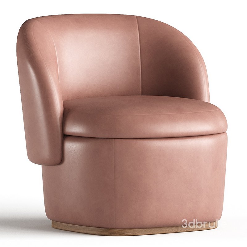 BISOU Leather easy chair Image 2