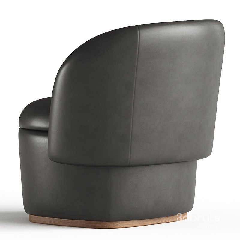 BISOU Leather easy chair Image 3