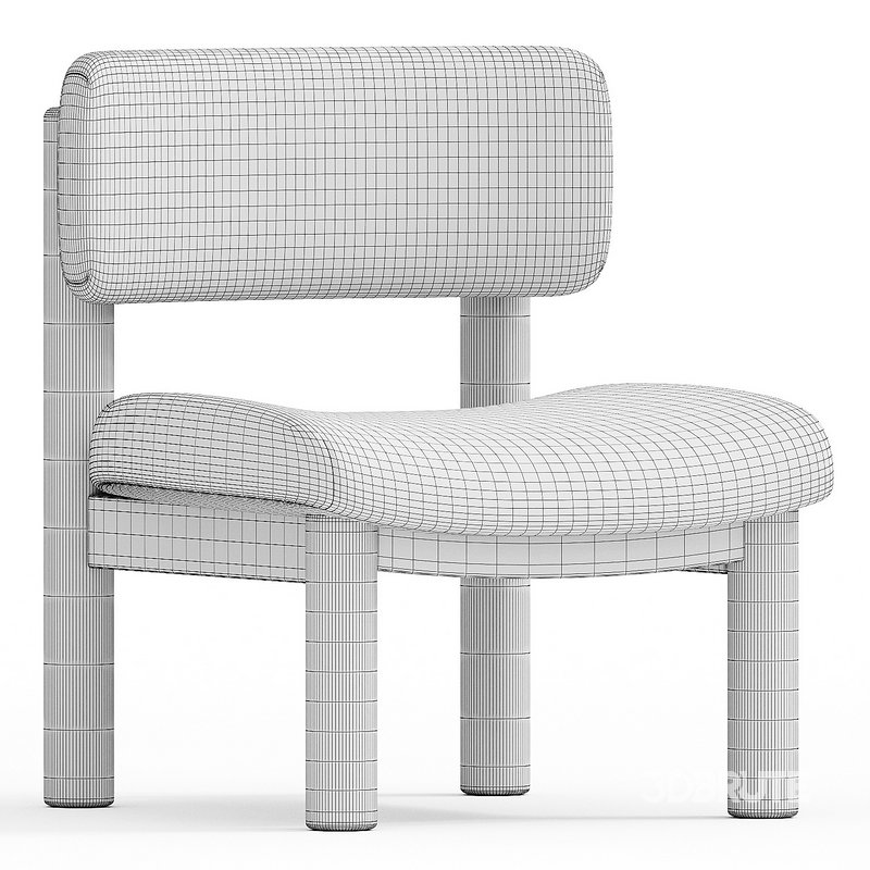 Chair House of Leon Teddy Accent Column Legs Image 2