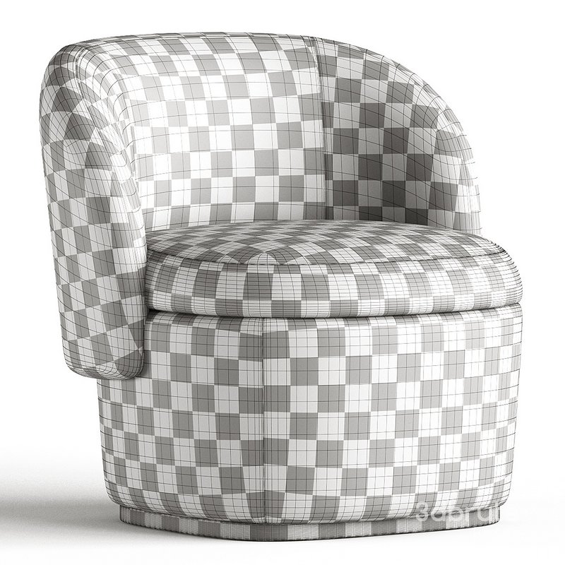 BISOU Leather easy chair Image 4