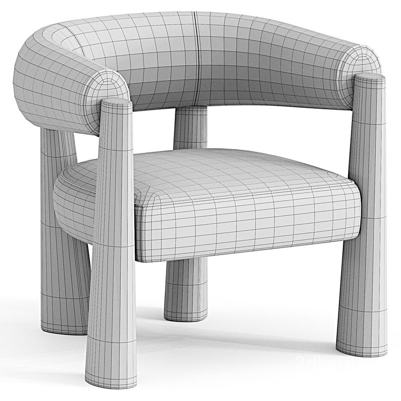 Armchair Studiotwentyseven Achille by Maxime Boutillier Image 3