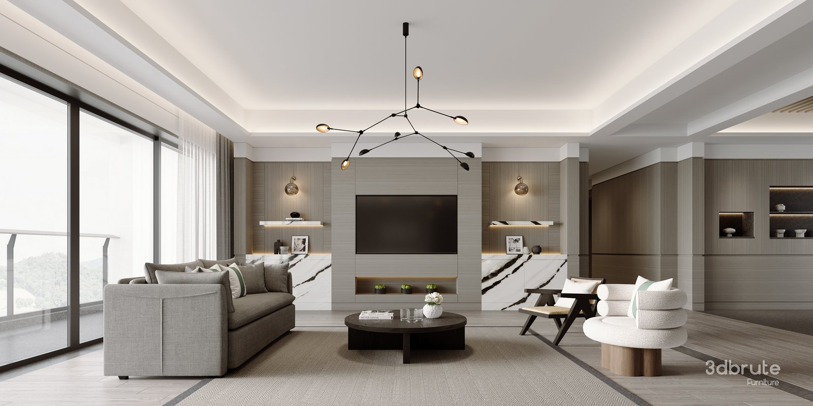 Large single-story mansion Image 1