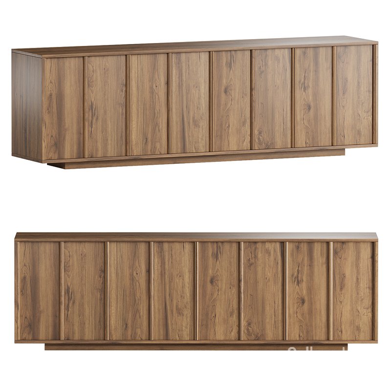 BACKDROP Wooden sideboard with doors By Bonaldo Image 1
