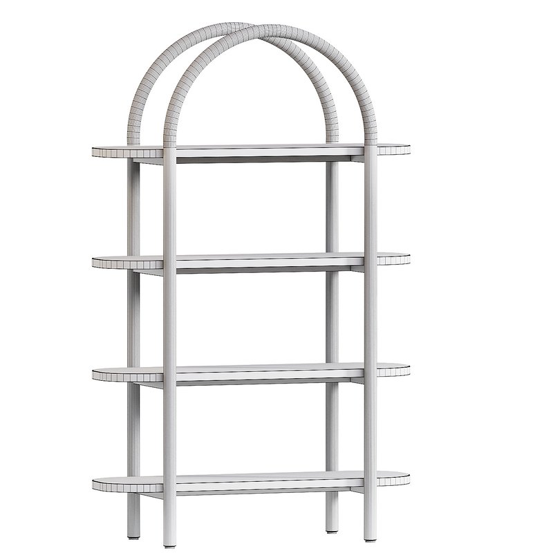 Canyon Natural Wood Tall 4-Shelf Bookcase by Leanne Ford Image 2