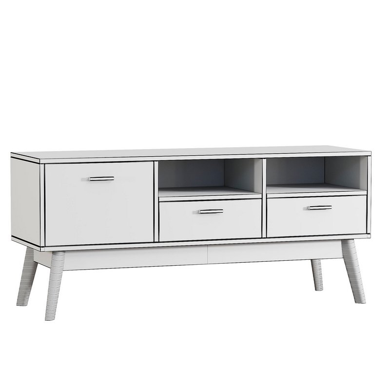 Chest of drawers Cuba K-0002 white Image 3