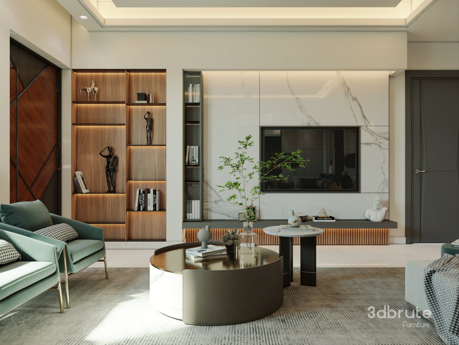 Luxury Modern Living room 01 Image 1