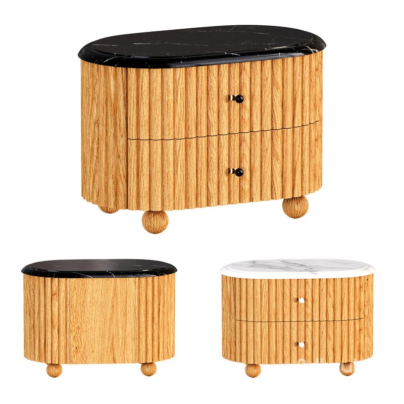 carlisle bedside table Image 1