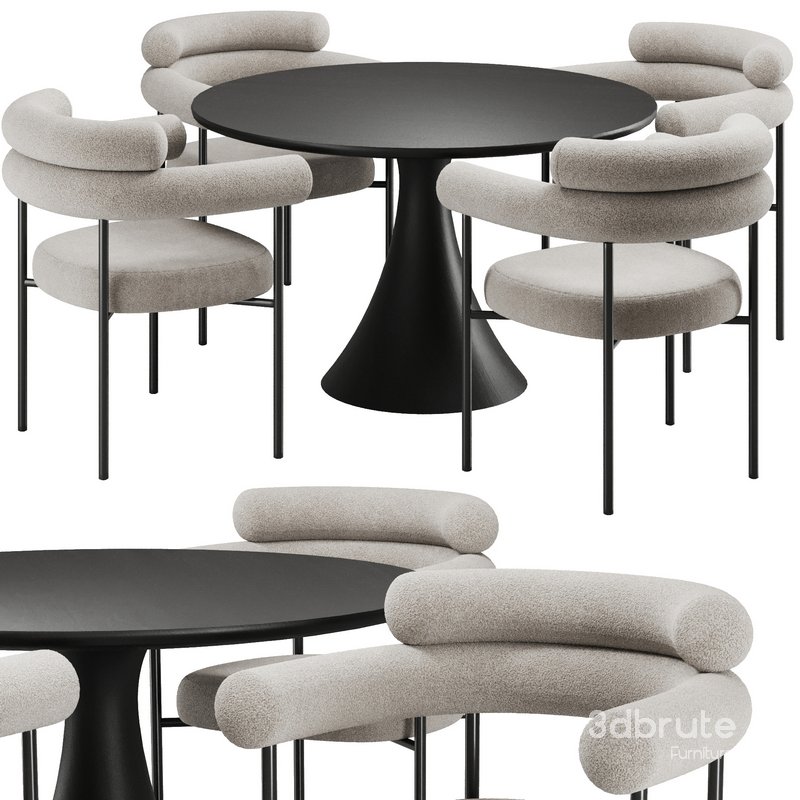 Dinning chair and table67 Image 1