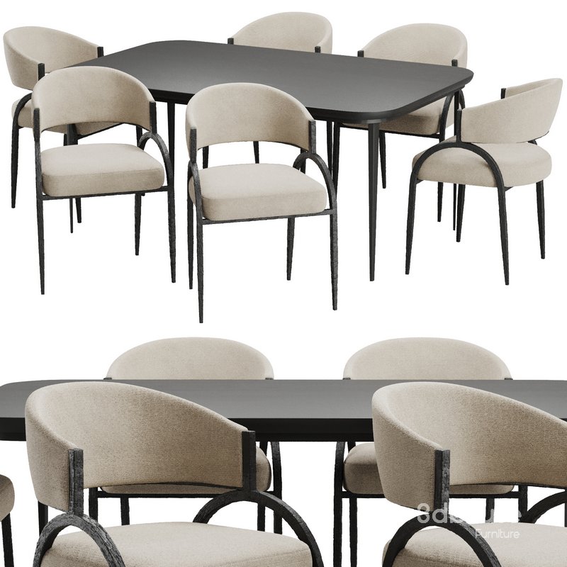 Dinning chair and table52 Image 1