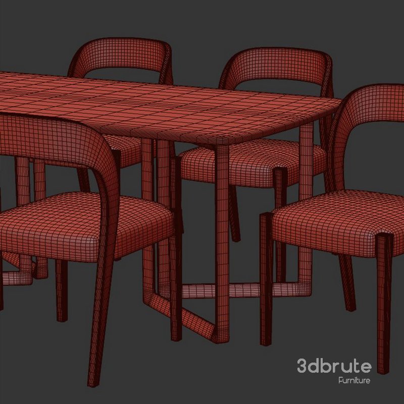 Dinning chair and table68 Image 2