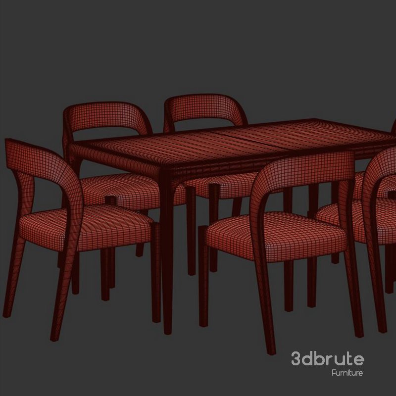 Dinning chair and table70 Image 2