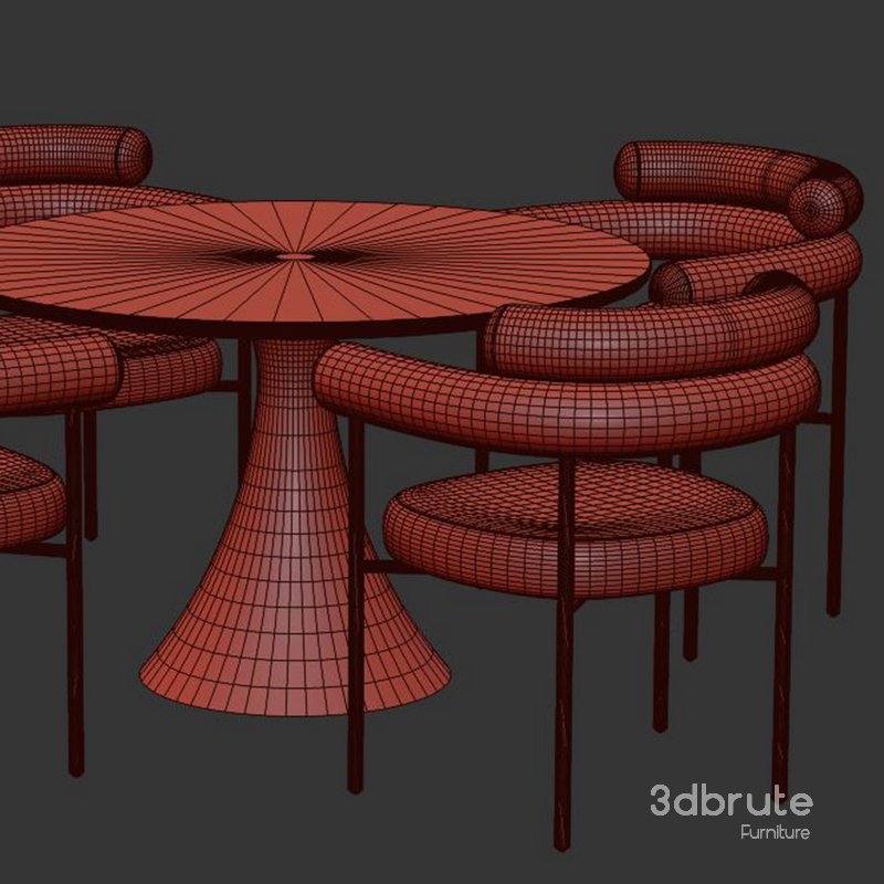 Dinning chair and table67 Image 3