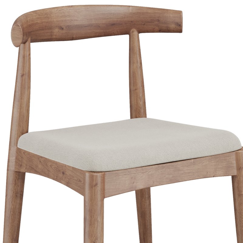 Elbow Chair Natural Oak Image 4