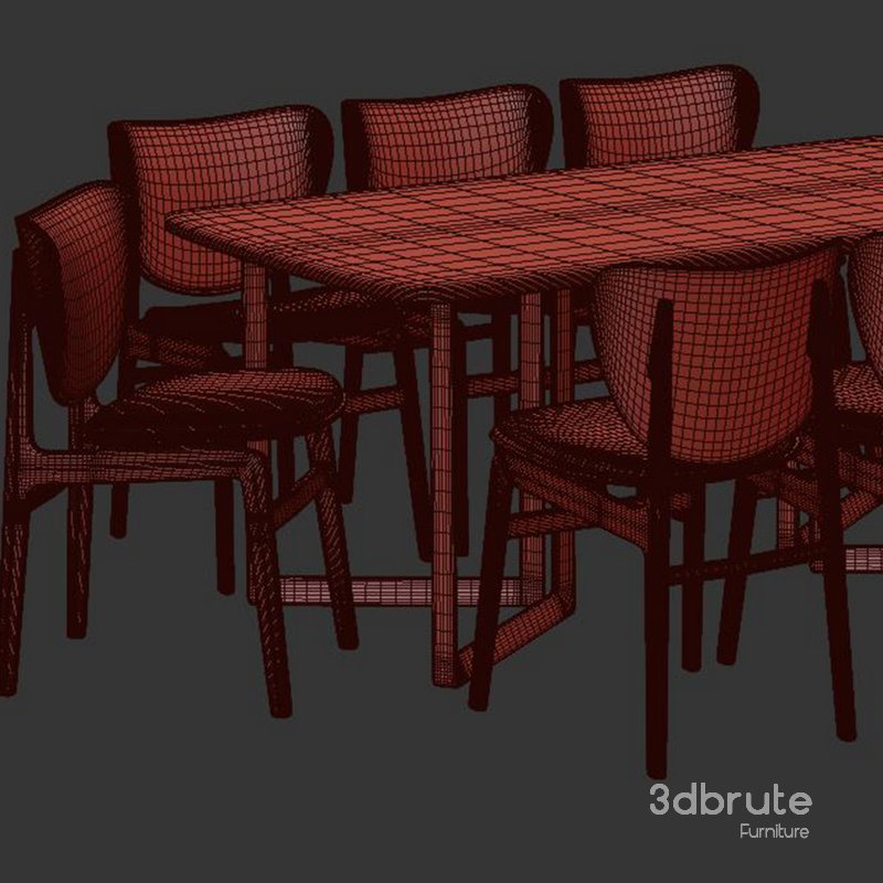 Dinning chair and table58 Image 5