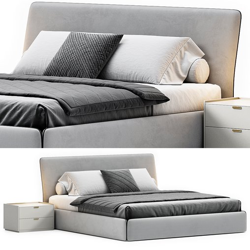 True Bed by bonaldo