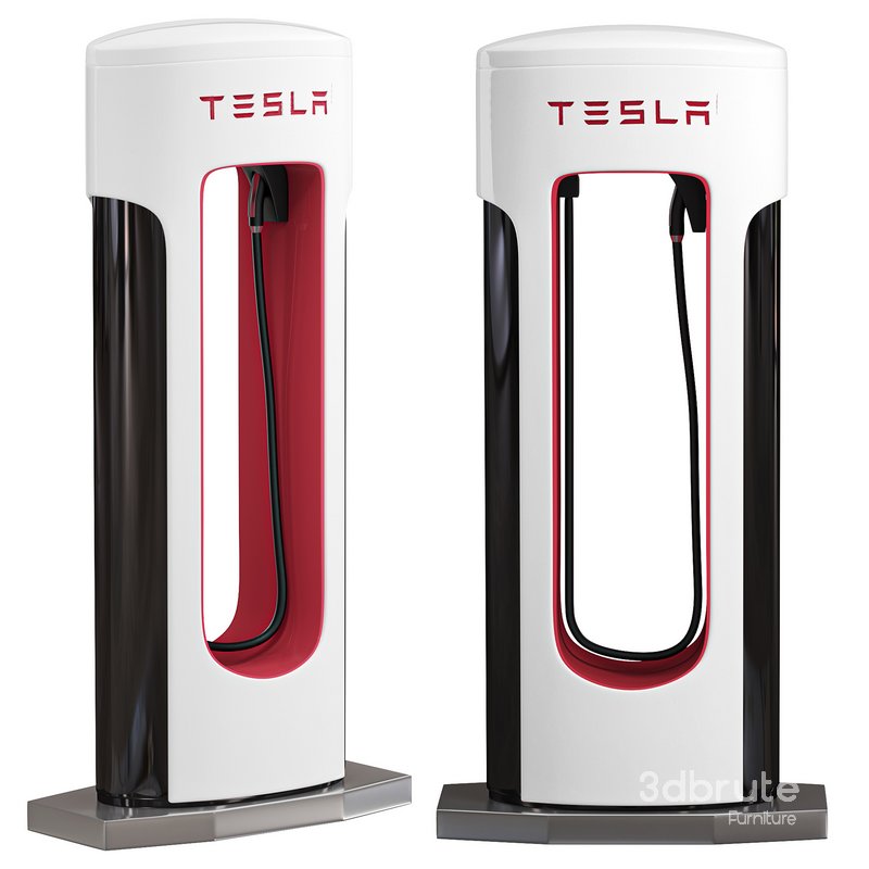 Tesla Electric Vehicle Charging Station Image 1