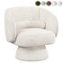 Saboor Upholstered Swivel Barrel Chair - Thumbnail 3