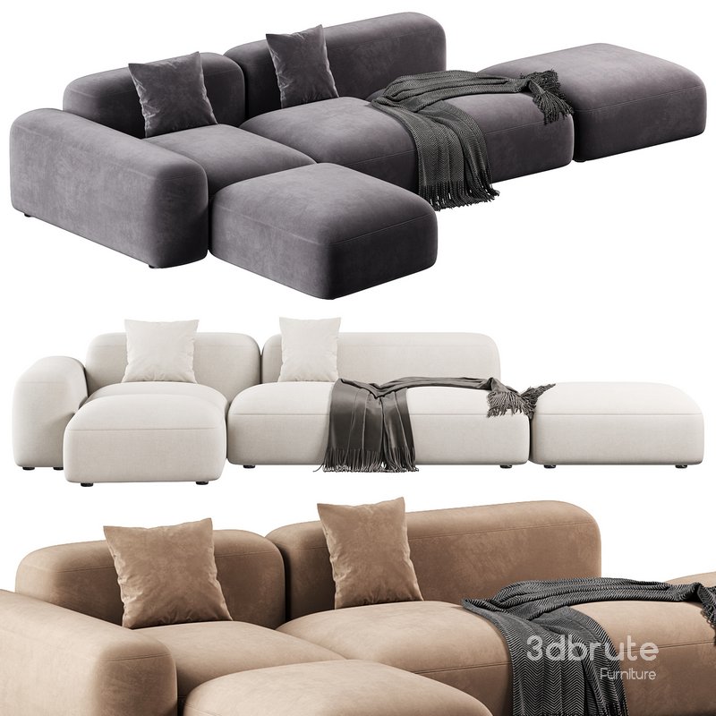 Customizable Sofa Lapis E019 Image 1