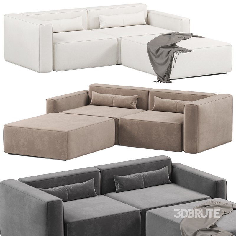 Mix Modular 3 PC Sectional Image 1