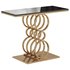 Black Narrow Console Table Marble - Thumbnail 2