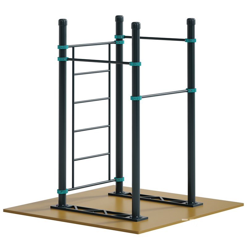 Swedish wall and 3 horizontal bars by Kenguru Image 2