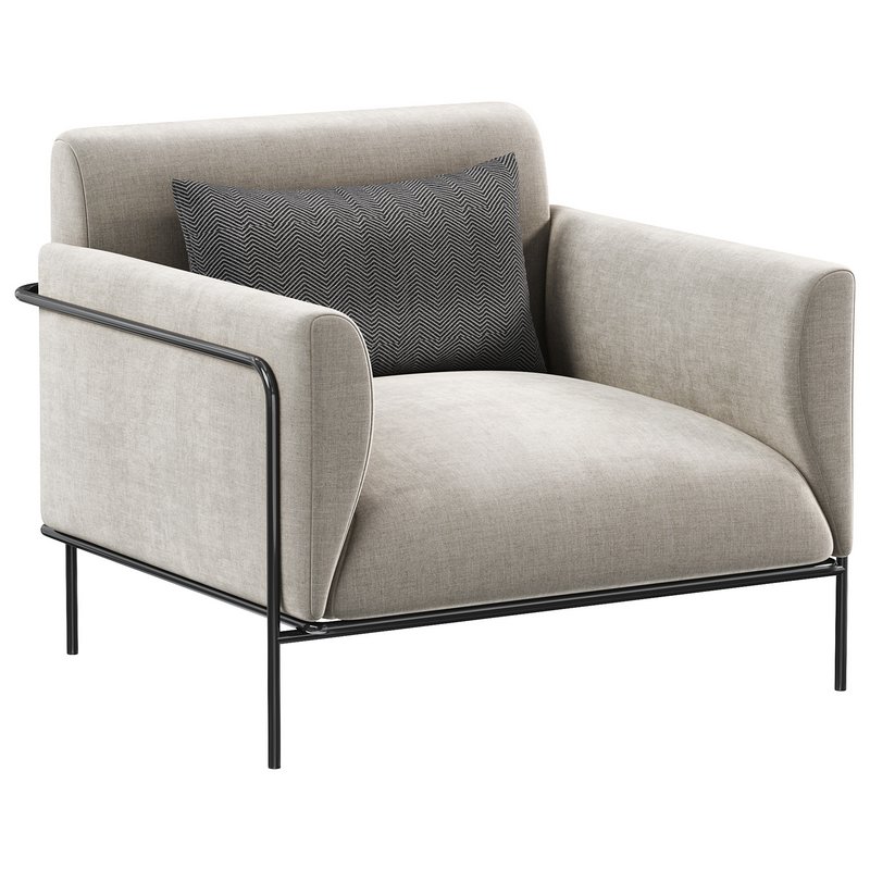 SCRIBE ARMCHAIR OATMEAL Image 2