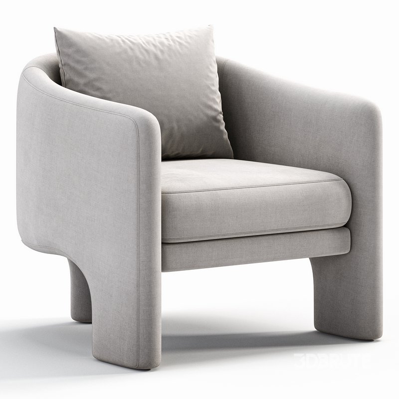 Upland Upholstered Armchair Image 2